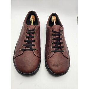 BIRCHBURY Bramford Barefoot Minimalist Leather Slip-on Sneakers Brown Men's 12